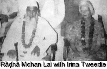 Rāḍhā Mohana Lal with Irina Tweedie