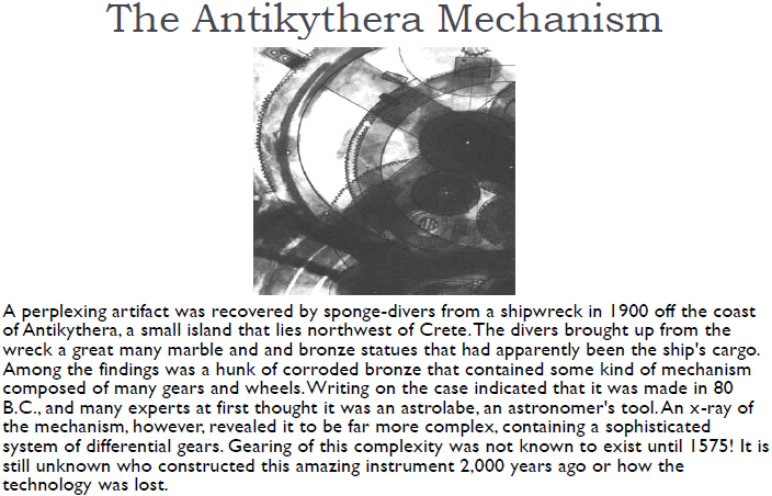 Antikythera Mechanism