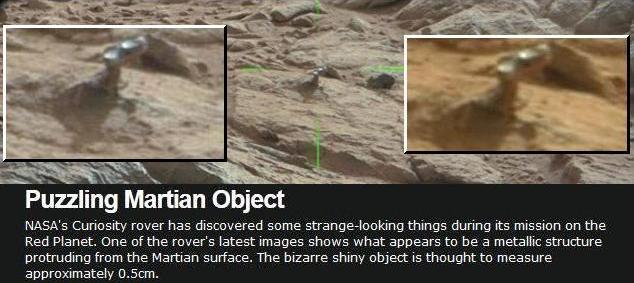 Martian Metalic Object