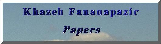 Khazeh Fananapazir: Papers